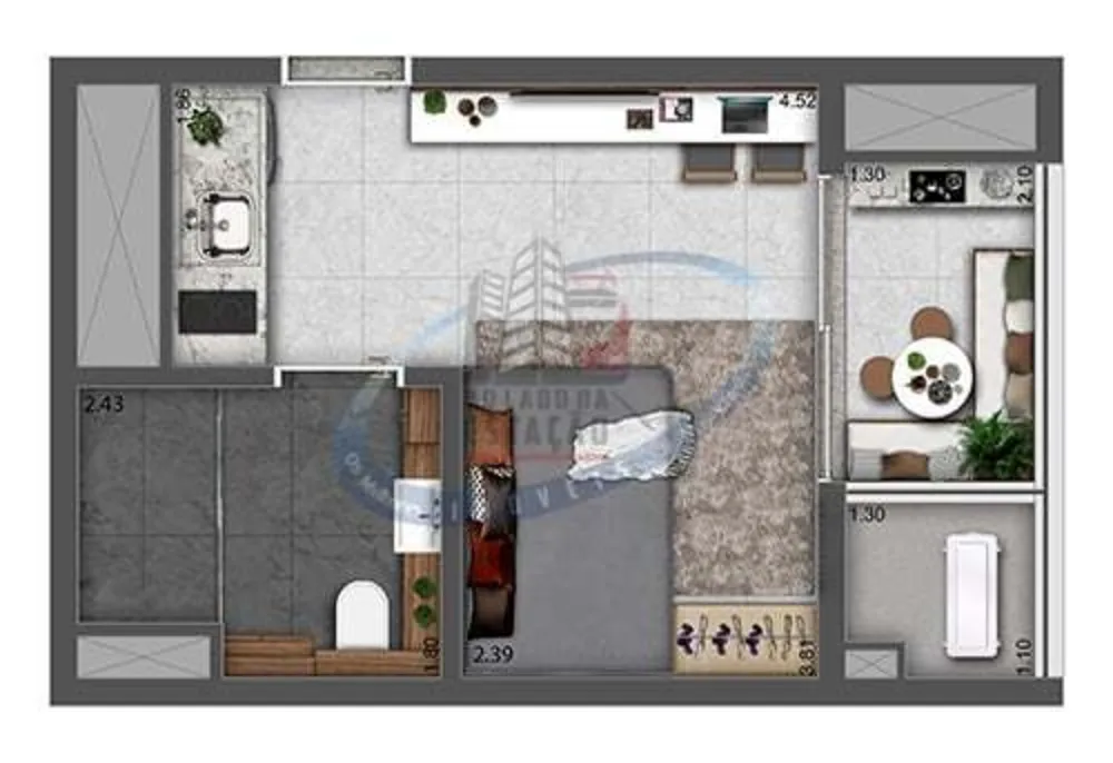 Apartamento, 1 quarto, 26 m² - Foto 10