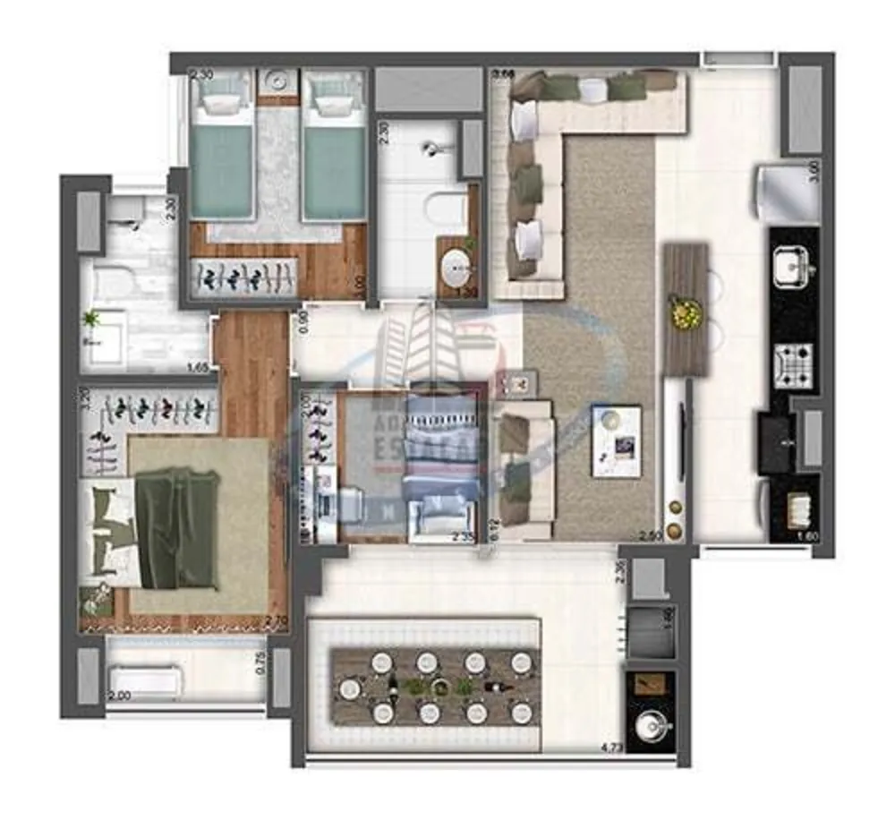 Apartamento, 1 quarto, 26 m² - Foto 11