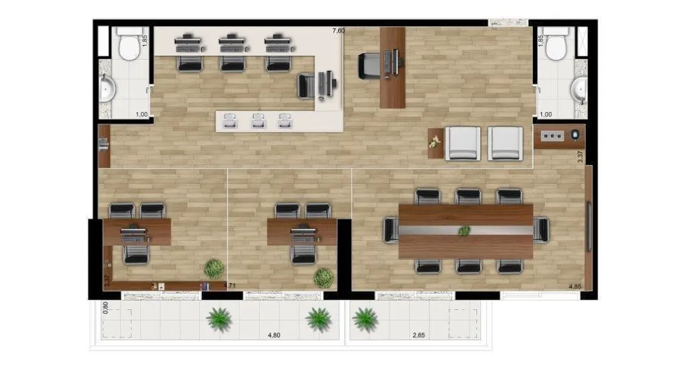 Sala-Conjunto, 39 m² - Foto 10