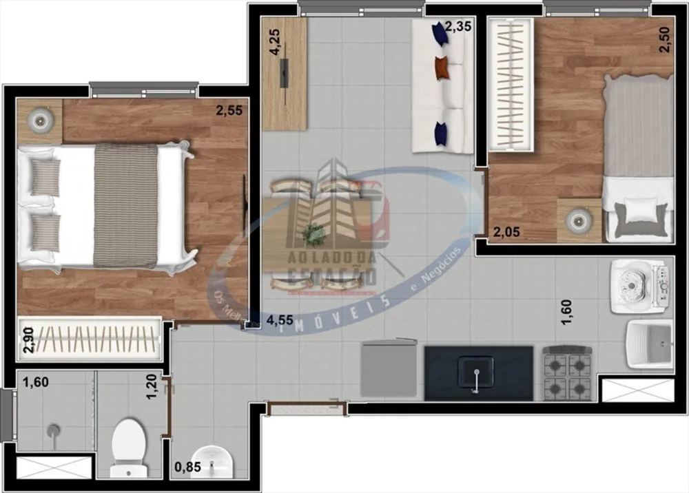 Apartamento, 1 quarto, 27 m² - Foto 7
