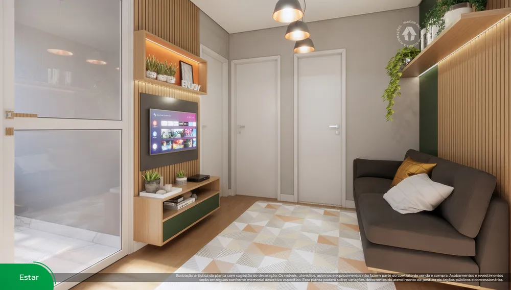 Apartamento, 2 quartos, 35 m² - Foto 2