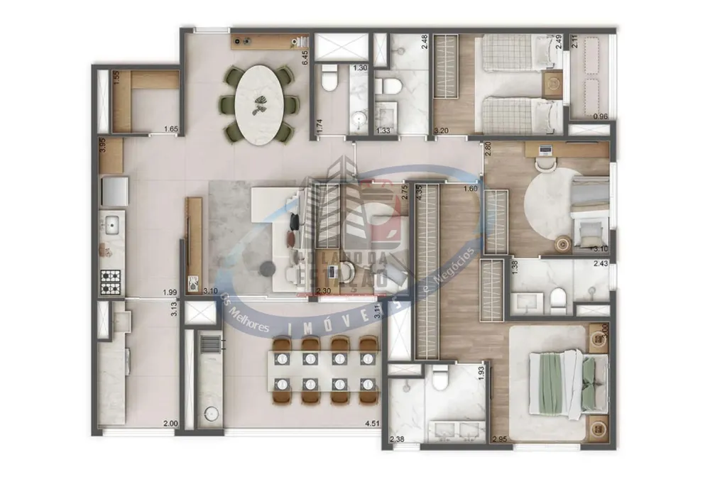 Apartamento, 3 quartos, 109 m² - Foto 10