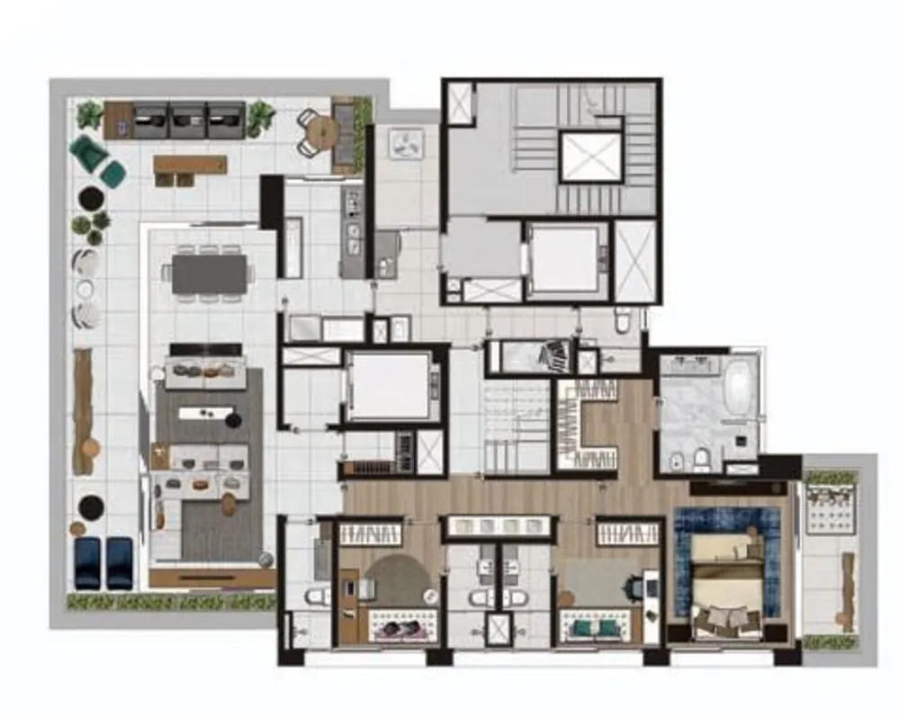 Apartamento, 3 quartos, 231 m² - Foto 6