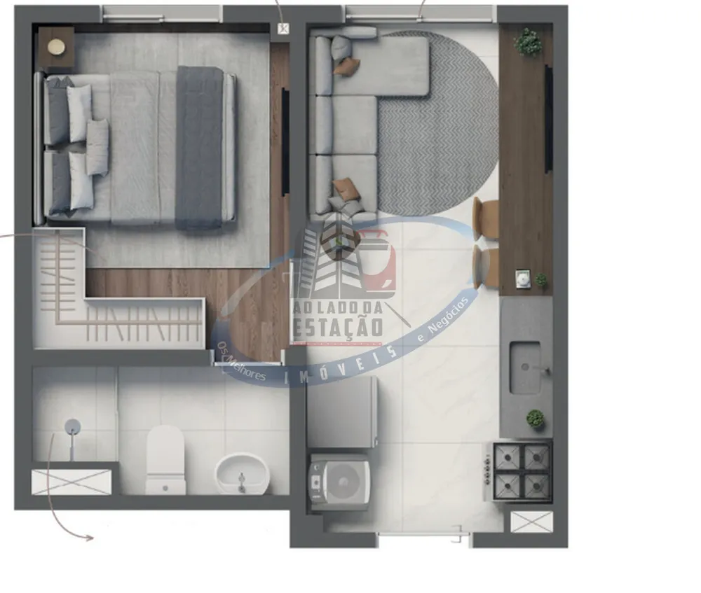 Apartamento, 1 quarto, 24 m² - Foto 12