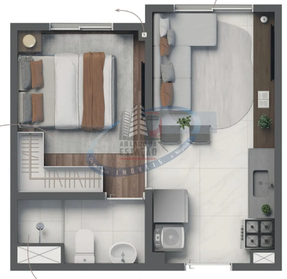Apartamento, 1 quarto, 24 m² - Foto 11