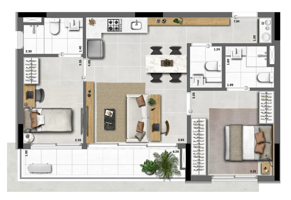Apartamento, 1 quarto, 31 m² - Foto 12