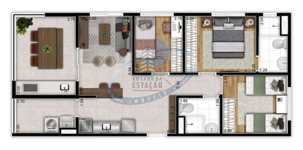 Apartamento, 2 quartos, 37 m² - Foto 28