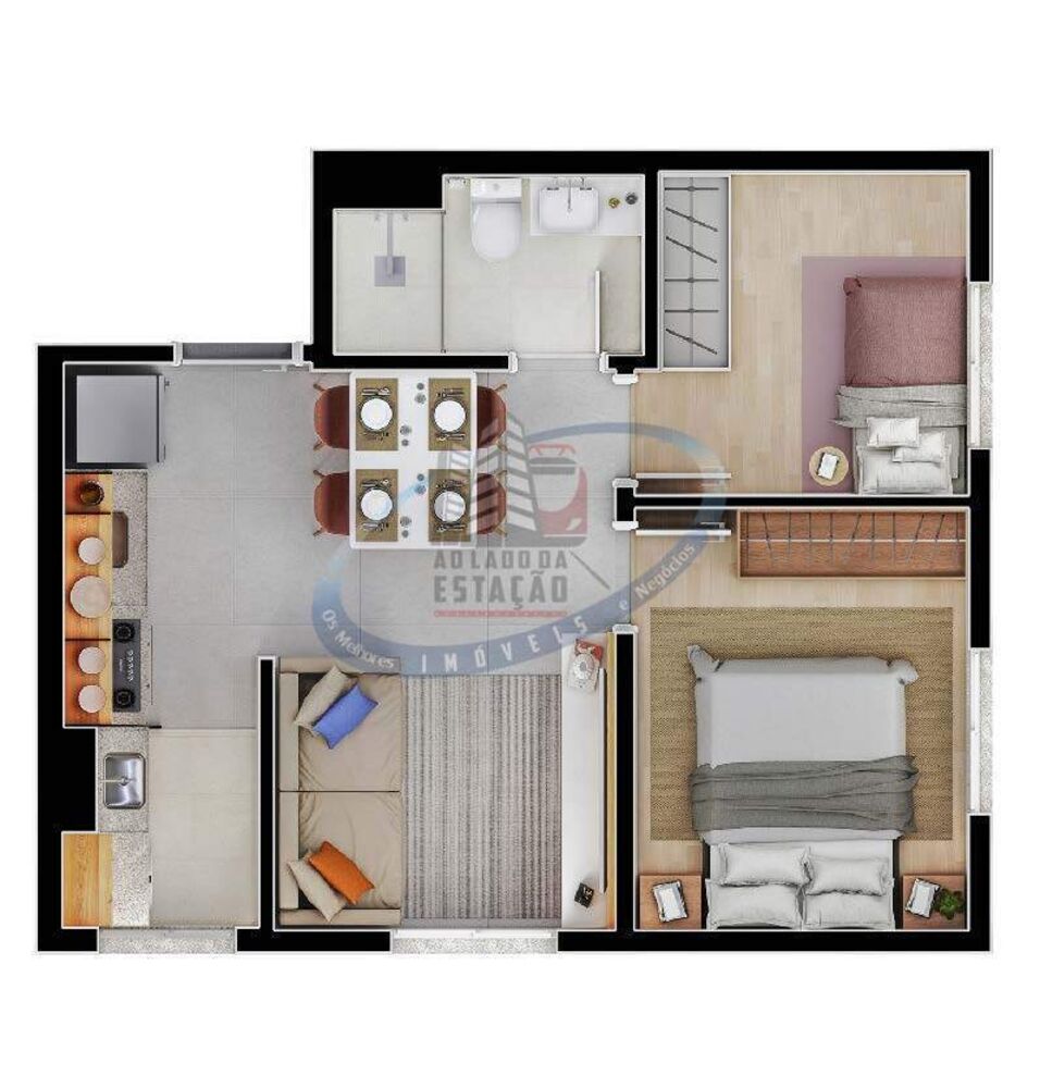 Apartamento, 2 quartos, 40 m² - Foto 16