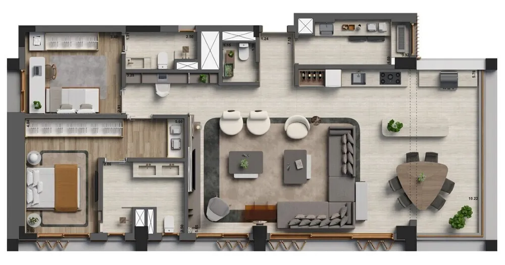 Apartamento, 3 quartos, 91 m² - Foto 8