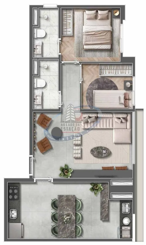 Apartamento, 2 quartos, 39 m² - Foto 7