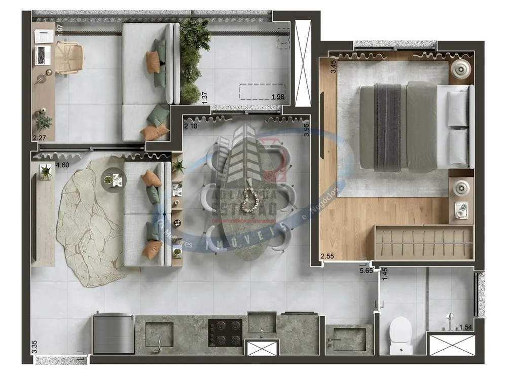 Apartamento, 2 quartos, 42 m² - Foto 12
