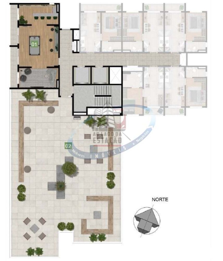 Apartamento, 1 quarto, 27 m² - Foto 3