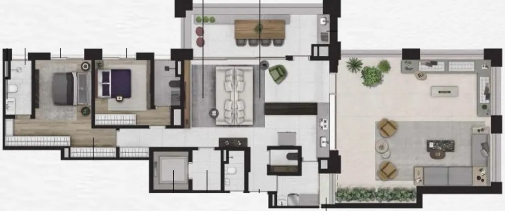 Apartamento, 2 quartos, 135 m² - Foto 6