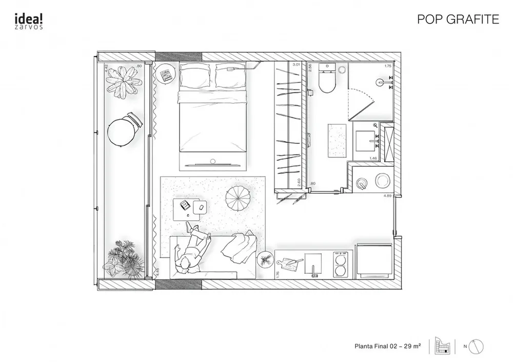 Apartamento, 1 quarto, 28 m² - Foto 6
