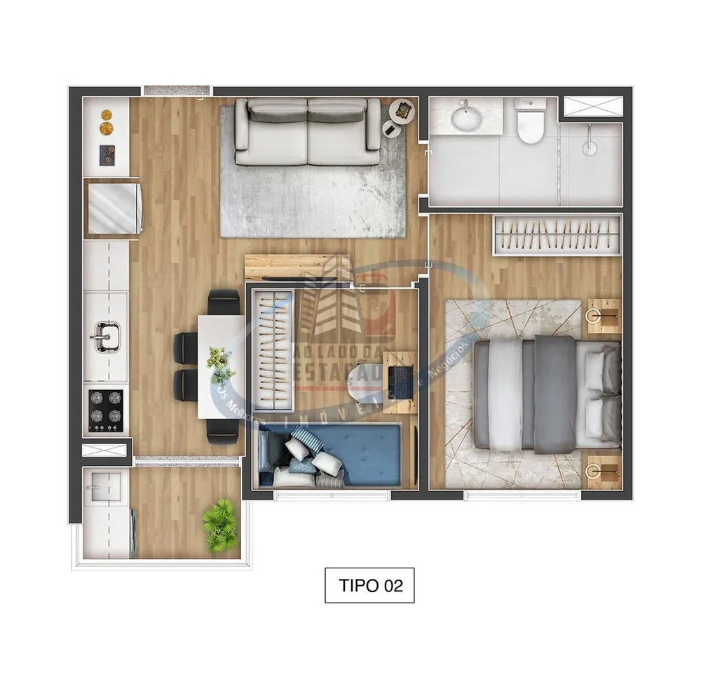 Apartamento, 2 quartos, 39 m² - Foto 12