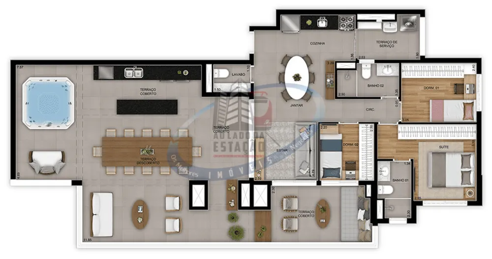Apartamento, 3 quartos, 78 m² - Foto 4