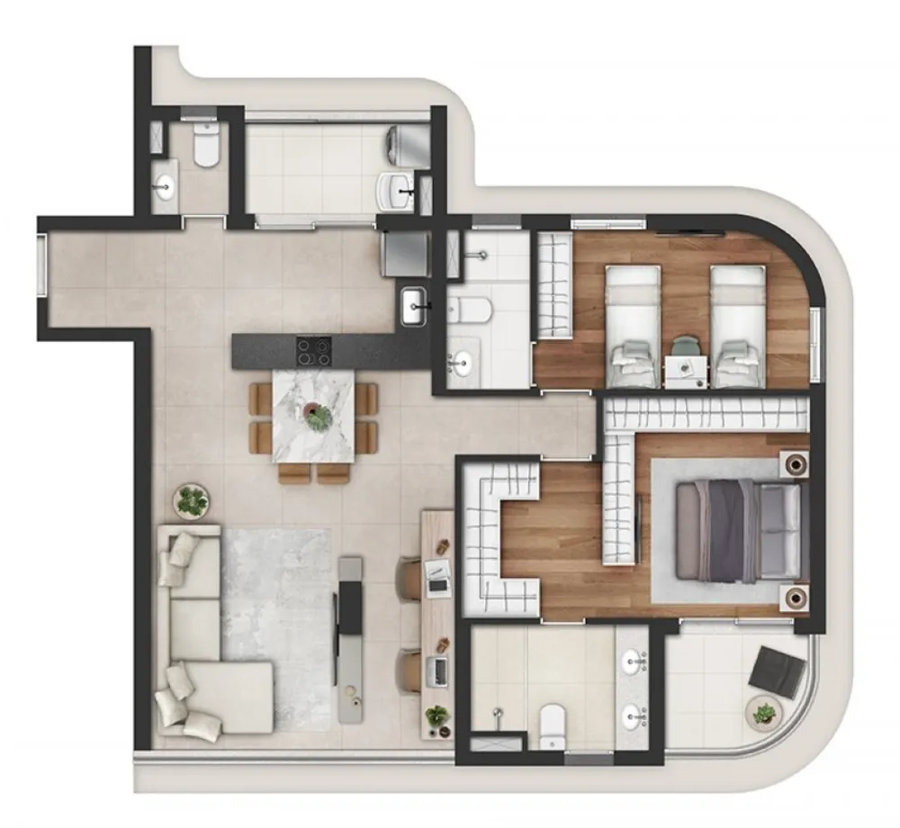 Apartamento, 3 quartos, 96 m² - Foto 11