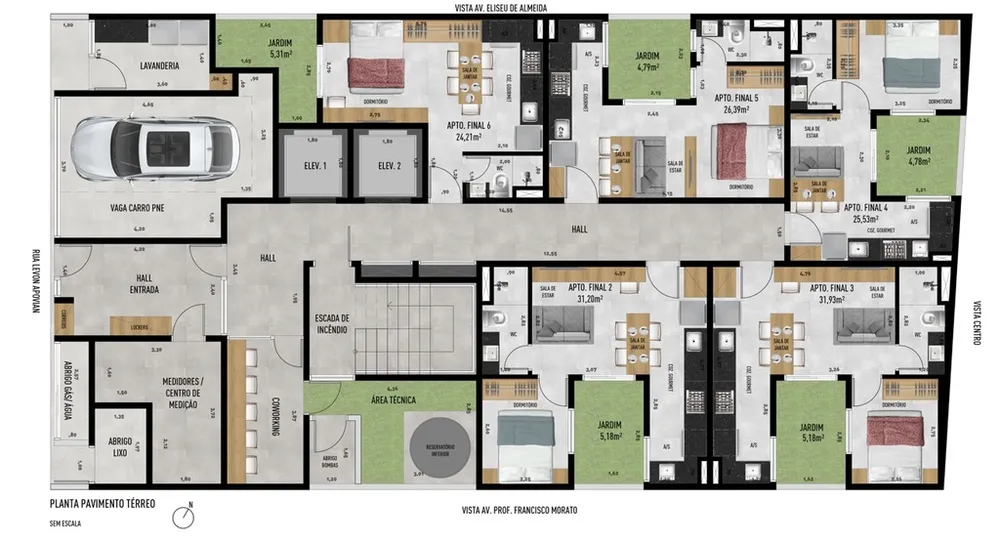 Apartamento, 1 quarto, 31 m² - Foto 7