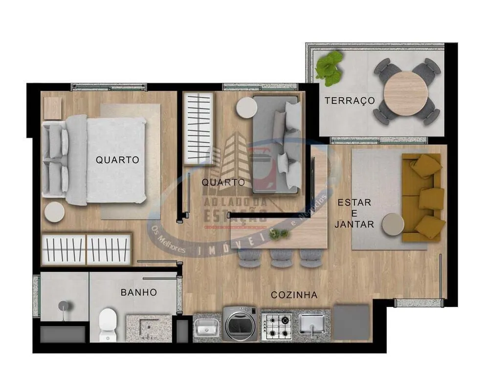 Apartamento, 2 quartos, 39 m² - Foto 12