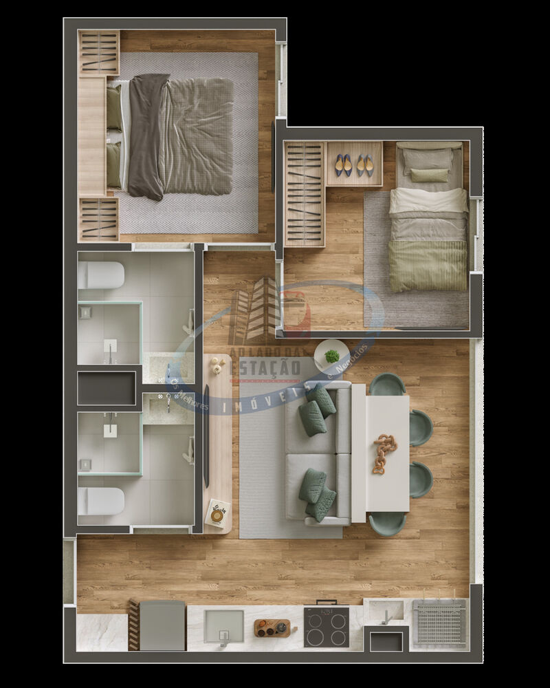 Apartamento, 2 quartos, 42 m² - Foto 8