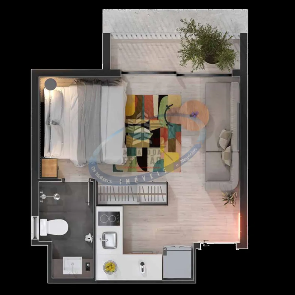 Apartamento, 1 quarto, 26 m² - Foto 8