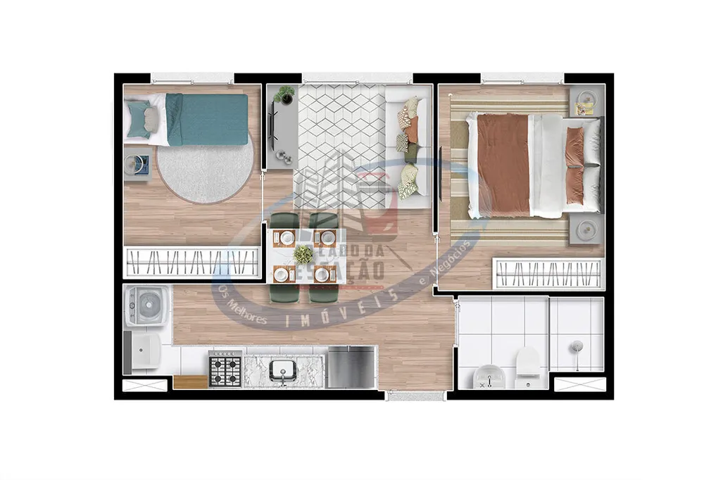 Apartamento, 1 quarto, 33 m² - Foto 8