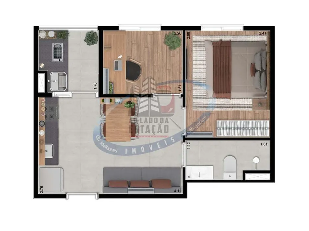 Apartamento, 1 quarto, 29 m² - Foto 8