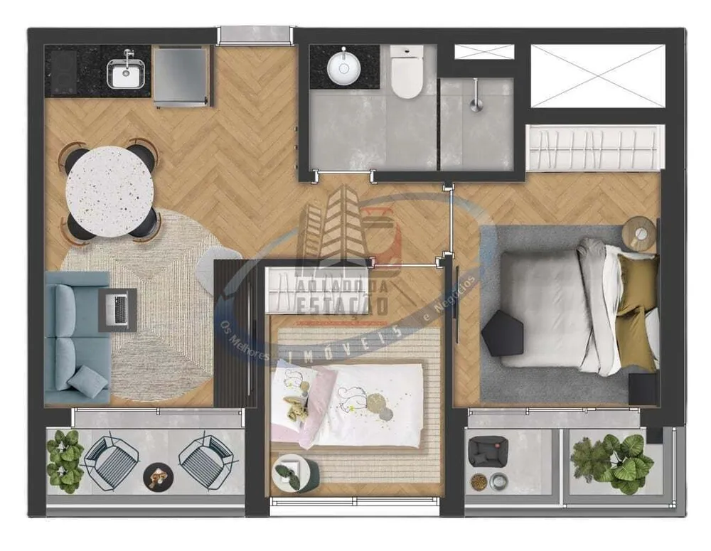 Apartamento, 2 quartos, 42 m² - Foto 8