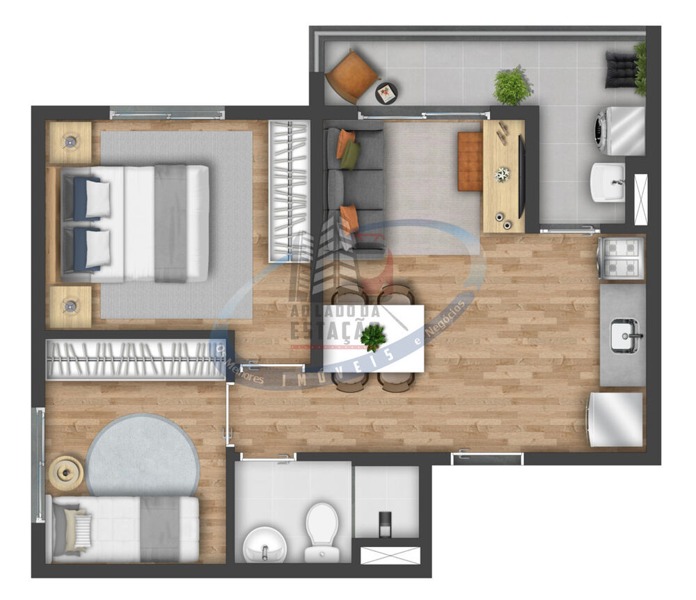 Apartamento, 2 quartos, 37 m² - Foto 4