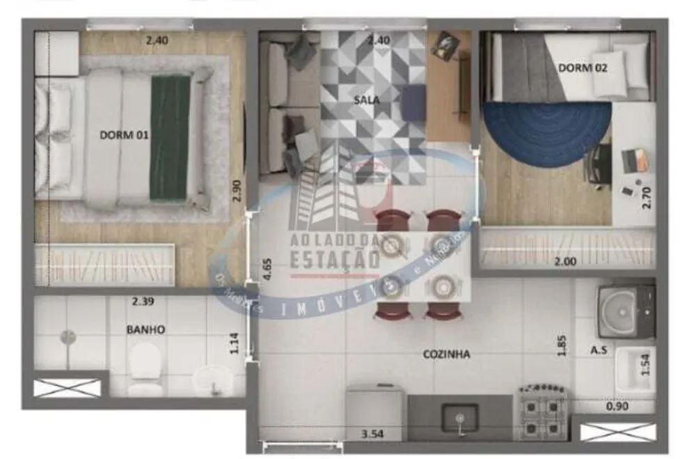 Apartamento, 1 quarto, 28 m² - Foto 6