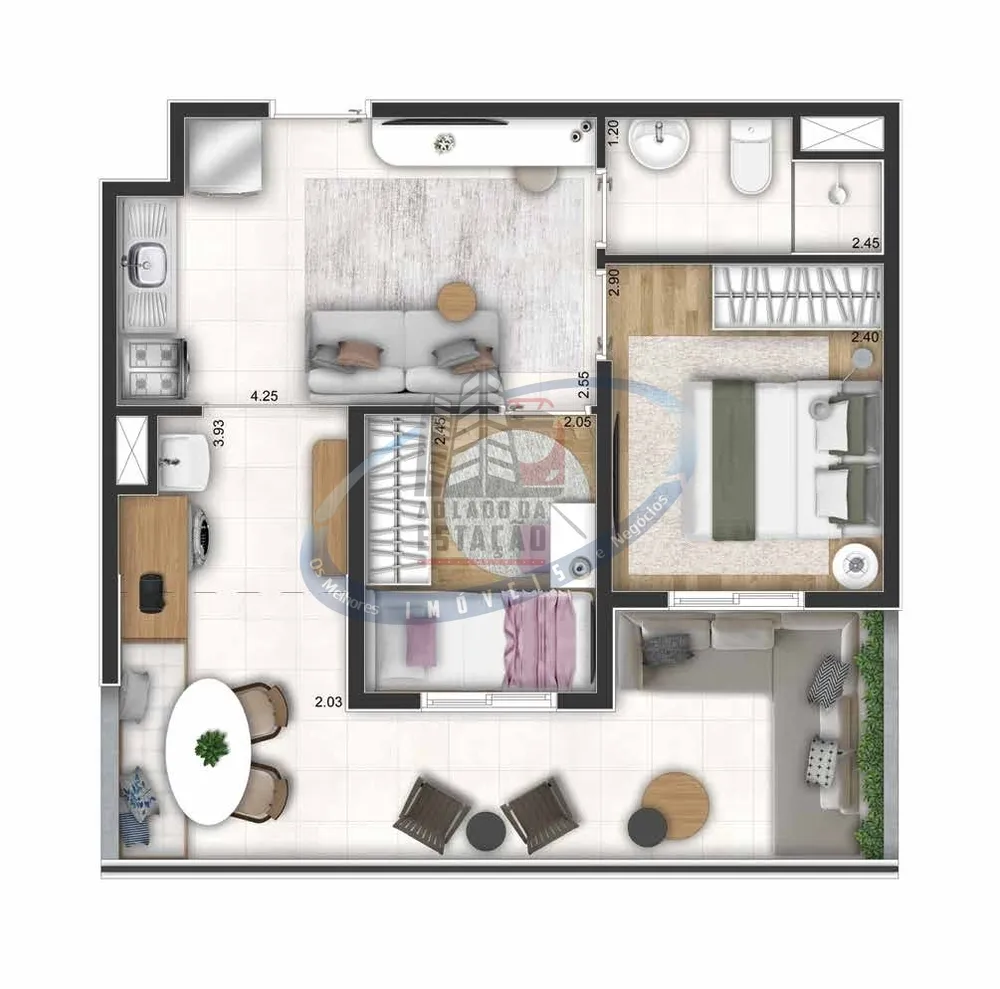 Apartamento, 2 quartos, 34 m² - Foto 11