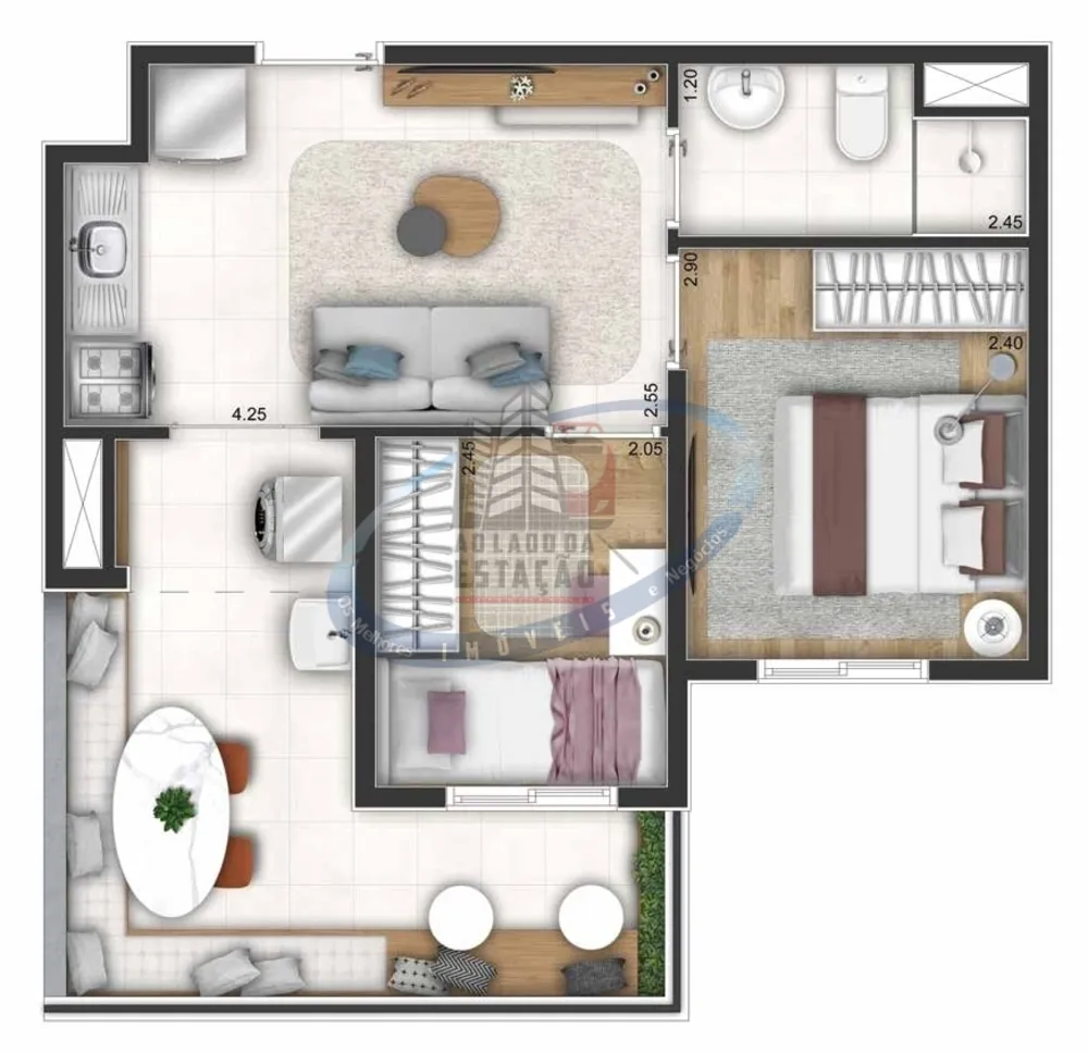 Apartamento, 2 quartos, 34 m² - Foto 10