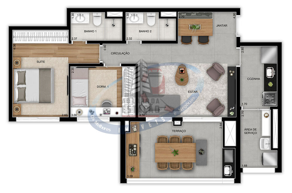 Apartamento à venda com 3 quartos, 81m² - Foto 20