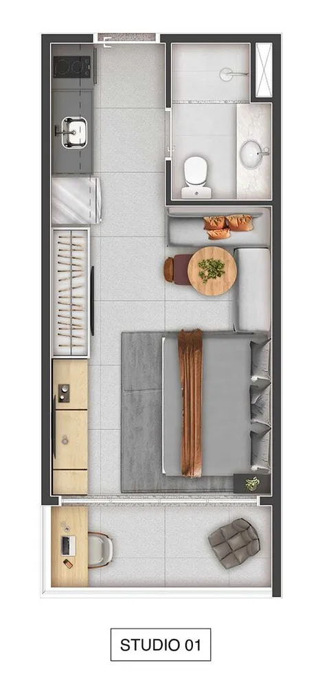 Apartamento, 2 quartos, 39 m² - Foto 4