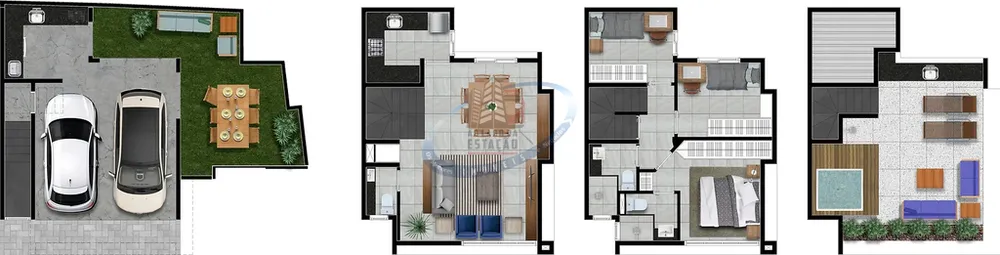 Casa de Condomínio, 3 quartos - Foto 12