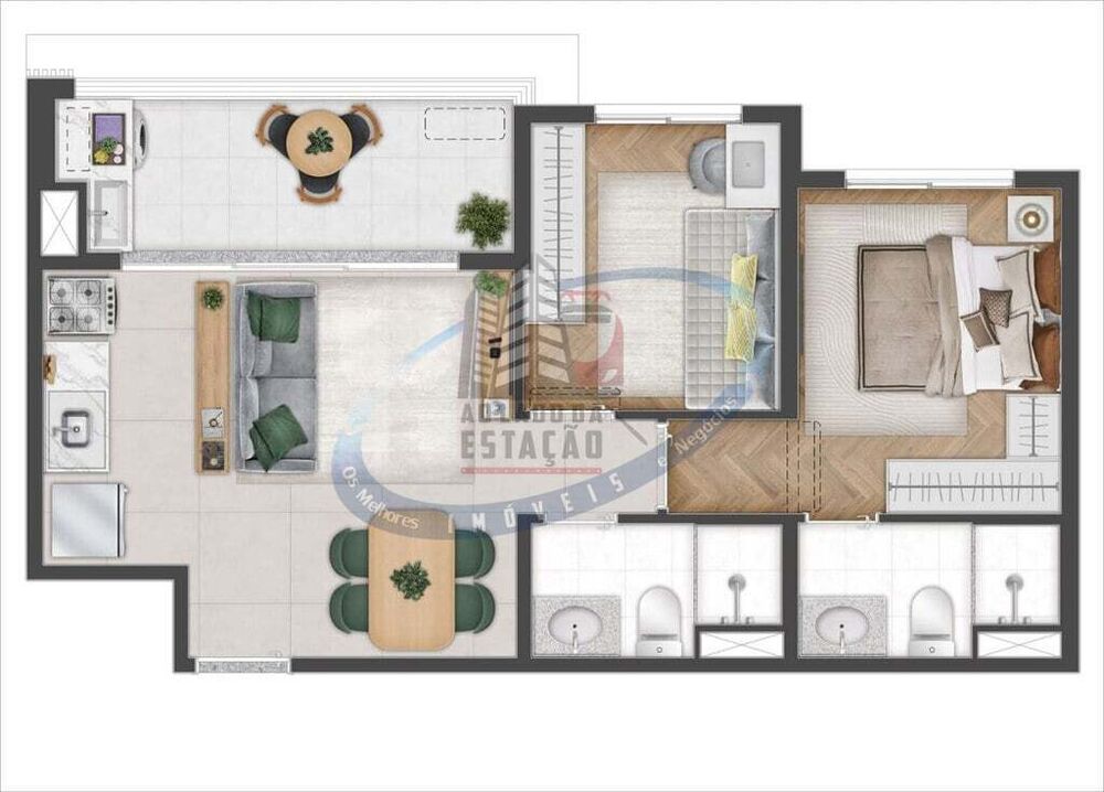 Apartamento, 2 quartos, 47 m² - Foto 7