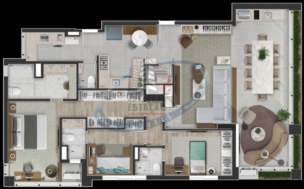 Apartamento, 3 quartos, 155 m² - Foto 19