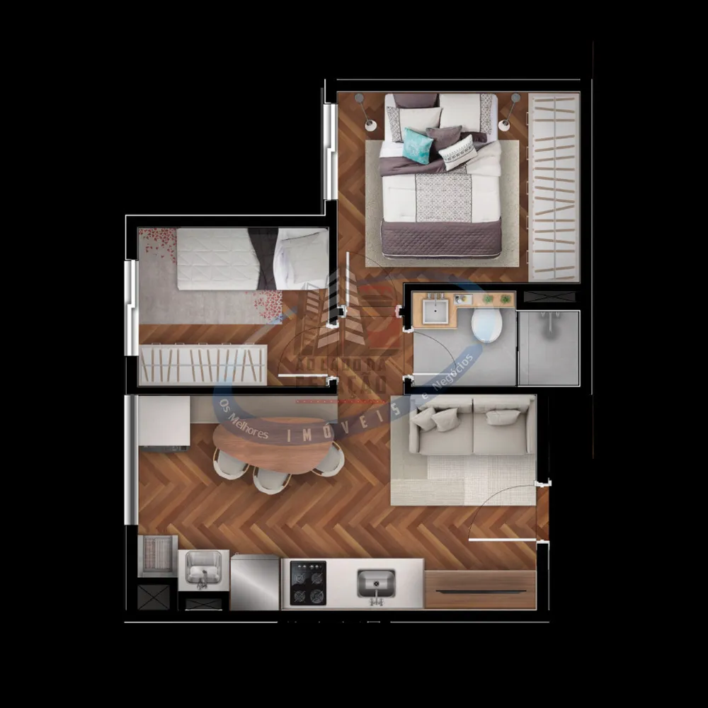 Apartamento, 2 quartos, 44 m² - Foto 8