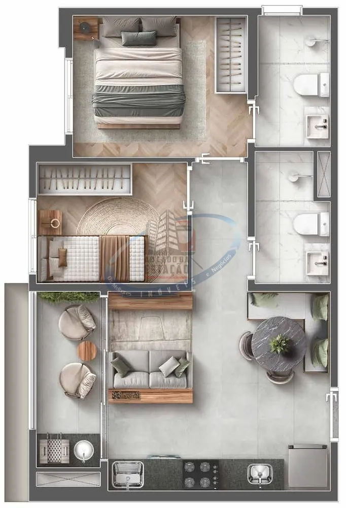 Apartamento, 2 quartos, 38 m² - Foto 11