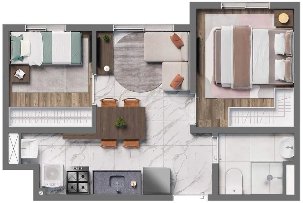 Apartamento, 1 quarto, 24 m² - Foto 7