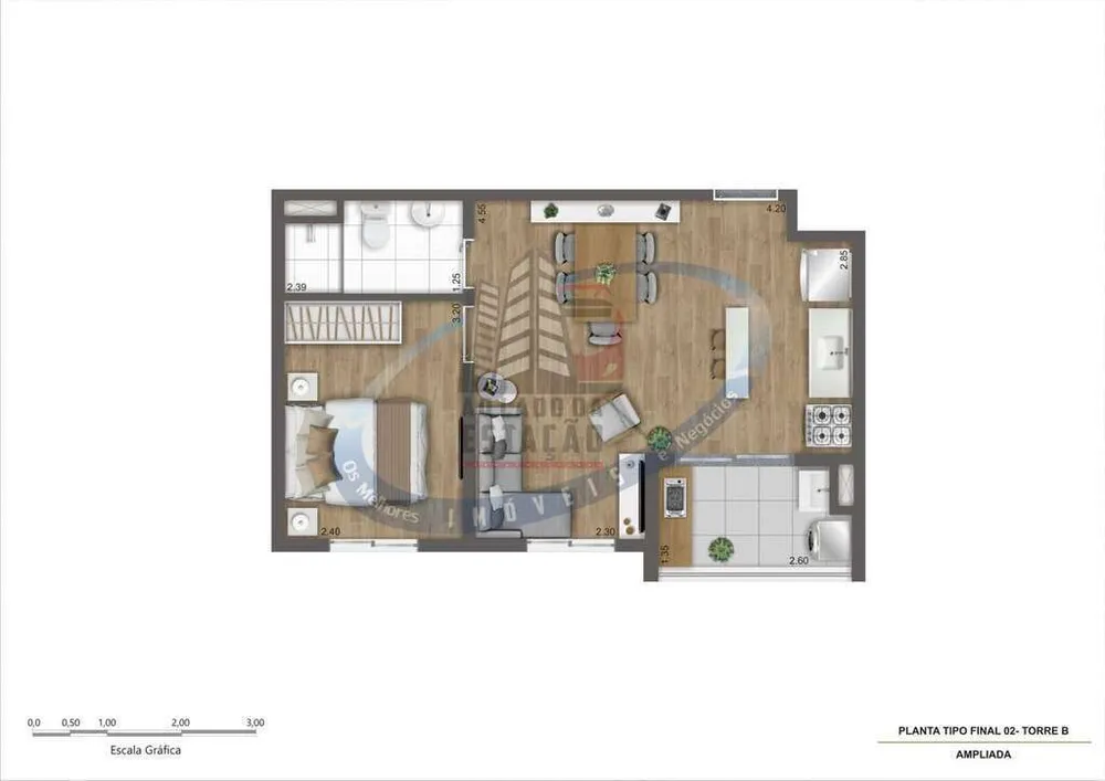 Apartamento, 2 quartos, 38 m² - Foto 8