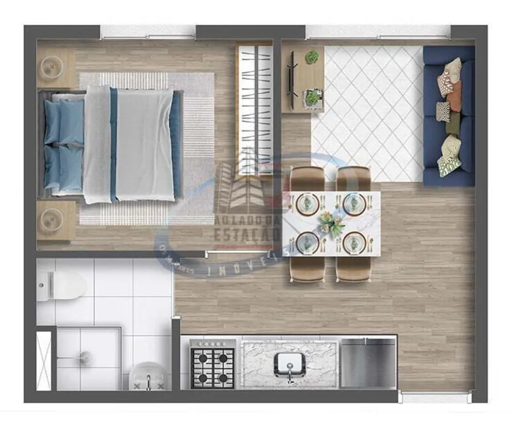 Apartamento, 1 quarto, 26 m² - Foto 12