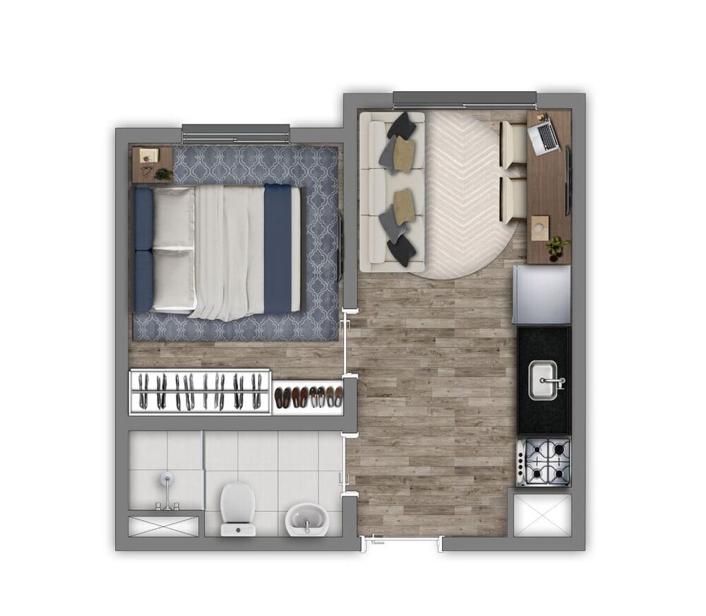 Apartamento, 2 quartos, 60 m² - Foto 16