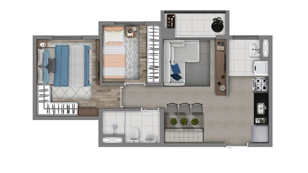 Apartamento, 2 quartos, 60 m² - Foto 19