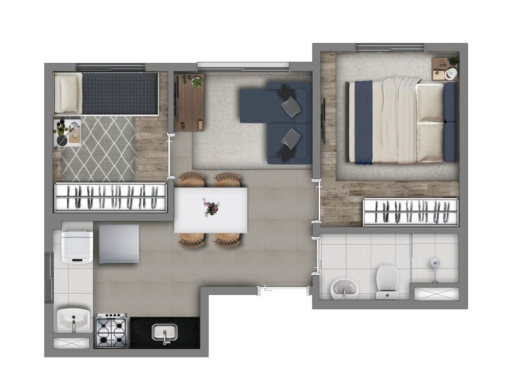 Apartamento, 2 quartos, 60 m² - Foto 17