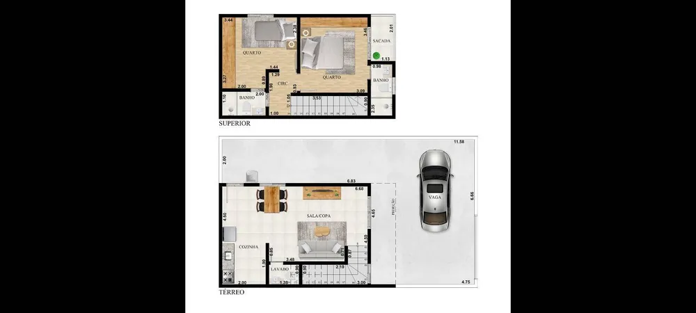 Casa, 2 quartos - Foto 10