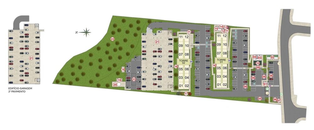 Apartamento à venda com 2 quartos, 36m² - Foto 8