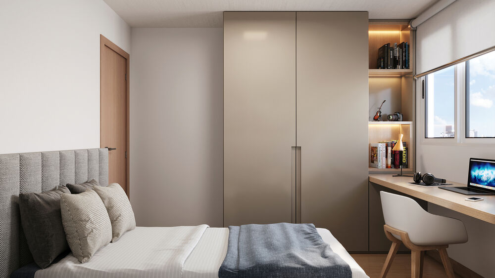 Apartamento à venda com 2 quartos, 36m² - Foto 4