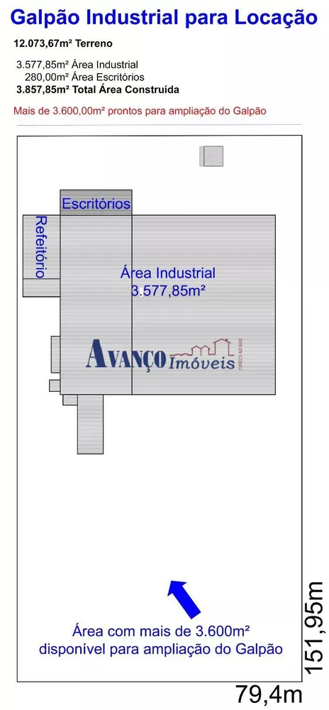 Depósito-Galpão-Armazém para alugar, 3857m² - Foto 4