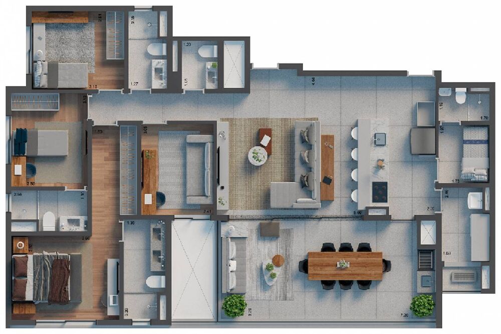 Apartamento à venda com 4 quartos, 147m² - Foto 5